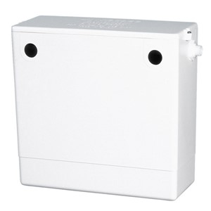 Macdee Pneu-Compact Concealed Plastic Cistern with Chrome Push Button