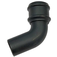 Alumasc Cast Iron Rainwater 100mm x 112 Deg Bend No Ears