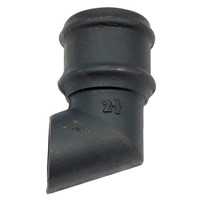 Alumasc Cast Iron Rainwater 100mm Shoe No Ears