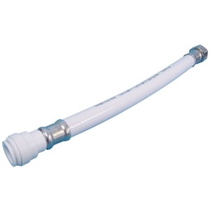 JG Speedfit 15mm x 3/4" White Flexi Hose - 500mm