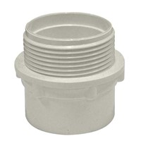 Terrain Solvent 40 x 40mm  Male Iron to UPVC Coupling - White