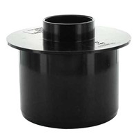 Marley 110mm Socket Plug - Black