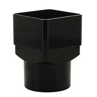 Marley 65mm / 68mm Drain Adaptor - Black