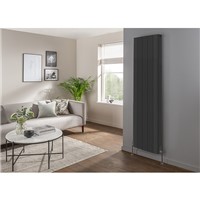 Sensations Glasgow Vertical Double Panel Radiator 1800mm High x 278mm Long - Output 1441w - Anthracite