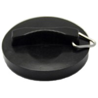 Express 1 1/2" Black Poly Plug - Pack of 2