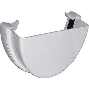 Floplast Hi-Cap 115mm External Stopend - White - REH1