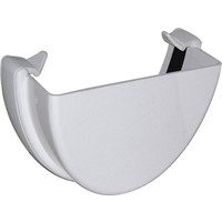 Floplast Hi-Cap 115mm External Stopend - White - REH1