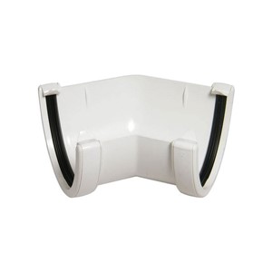 Floplast Hi-Cap 115mm 135 Degree Angle - White - RAH2