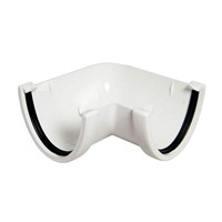 Floplast Hi-Cap 115mm 90 Degree Angle - White - RAH1