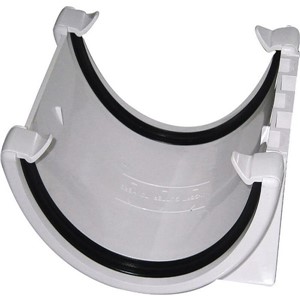 Floplast Hi-Cap 115mm Union Bracket - White - RUH1