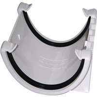 Floplast Hi-Cap 115mm Union Bracket - White - RUH1