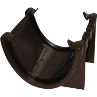 Floplast Hi-Cap 115mm Union Bracket - Brown - RUH1