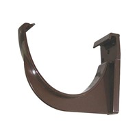 Floplast Hi-Cap 115mm Fascia Bracket - Brown - RKH1