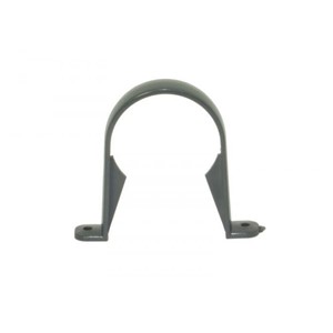 Floplast 68mm Round Downpipe Pipe Clip - Grey - RC1