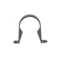 Floplast 68mm Round Downpipe Pipe Clip - Grey - RC1