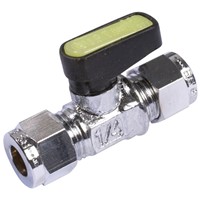 Express 10mm x 1/4" Mini Ball Valve Gas Cock