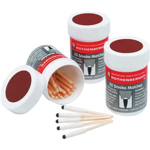 Rothenberger Longer Burning Smoke Matches (Tub of 25)