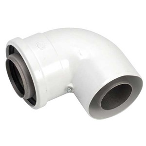 Worcester 90deg Flue Elbow (125mm)