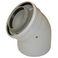 Worcester 45deg Flue Elbow (125mm)