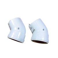 Baxi 135deg Flue Bends incl. Fixing Screws - Pair