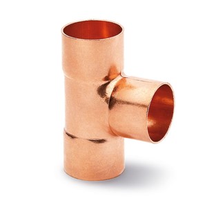 Express End Feed Copper Equal Tee 22mm