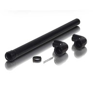 Alpha 1000mm Extension Plume Management Kit Black