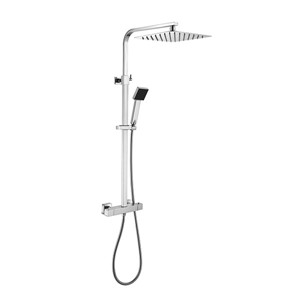 Aqualla Eco Drench Shower Valve with Square Stainless Steel Head