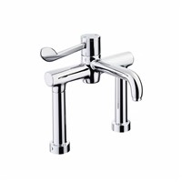 Armitage Shanks Markwik 21+ Deck Mounted 2 Hole Thermostatic Basin Lever Mixer with Fixed Spout