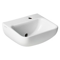 Armitage Shanks Contour 21+ 40cm 1 Right Hand Taphole Back Outlet Basin Smartguard+ Glaze