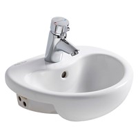 Armitage Shanks Contour 21 Splash 40cm 1 Taphole Semi Counter Top Basin