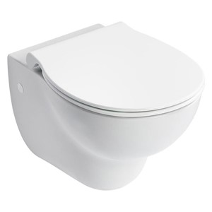 Armitage Shanks Contour 21+ Wall Hung Rimless WC Bowl with Standard Projection Smartguard+ Glaze