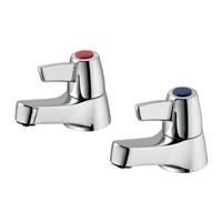 Armitage Shanks Sandringham 21 Basin Pillar Taps with Levers