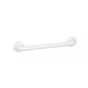 Bathex 300mm x 35mm Straight Fluted Plastic Grab Rail White