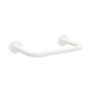 Bathex 400mm x 240mm x 35mm Stainless Steel Backrest Rail White