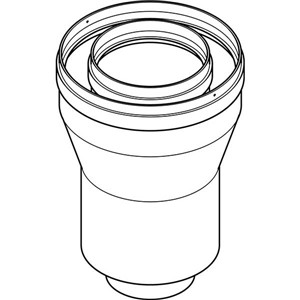 Baxi Multifit 125mm Flue Vertical Adaptor