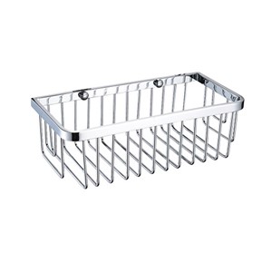 Bristan Rectangular Wire Basket - Chrome