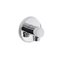 Bristan Round Wall Outlet - Chrome