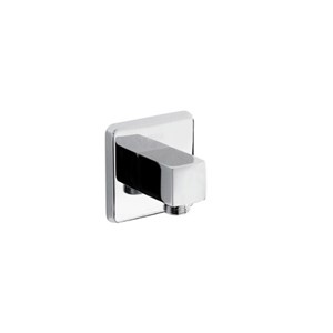 Bristan Square Wall Outlet - Chrome
