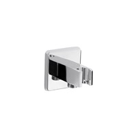 Bristan Square Wall Outlet & Bracket - Chrome