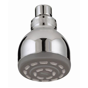 Bristan Single Function Rub Clean Fixed Shower Head Chrome