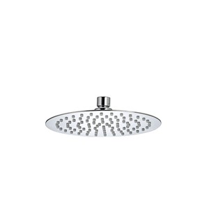 Bristan 200mm Slimline Stainless Steel Round Fixed Shower Head