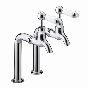 Bristan Renaissance Bib Taps - Chrome