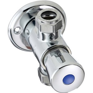 Bristan Exposed Timed Flow Shower Control for Water Economy - Chrome