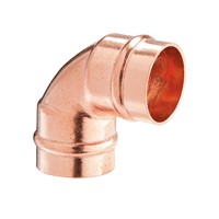 Express Solder Ring Copper 90 Degree Equal Elbow 22mm