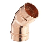 Express Solder Ring Copper 45 Degree Obtuse Equal Elbow 15mm