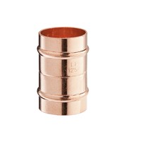 Express Solder Ring Copper Straight Coupling 15mm