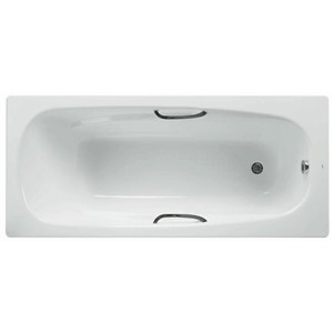 Roca 1600mm Carla Twin Grip Bath Slip Resistant