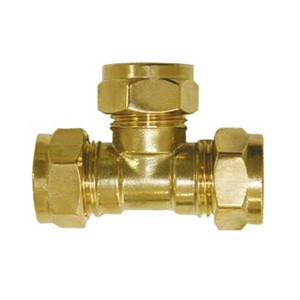 Express Compression Copper Equal Tee 42mm