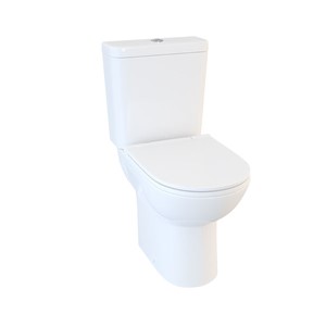 Comfort Height Round Close Coupled WC & Soft Close Seat Combi Pack