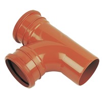 Express Underground Drainage 110mm x 45 Deg Spigot Outlet Branch